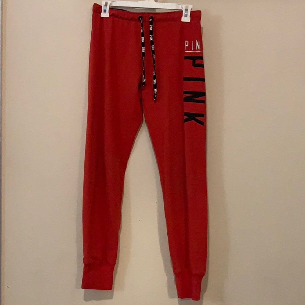 Pink Victoria secret swear pants